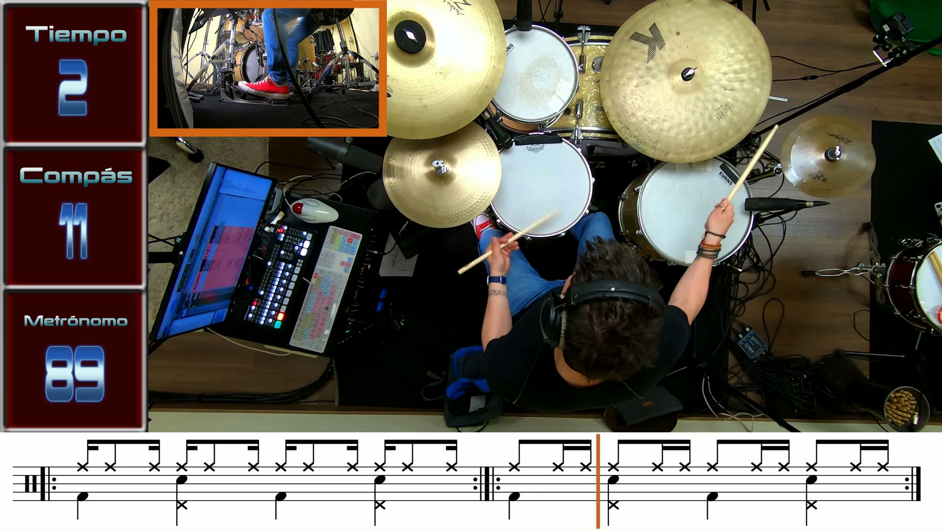 Curso de batería funk Toni Pages, DrummerAPP